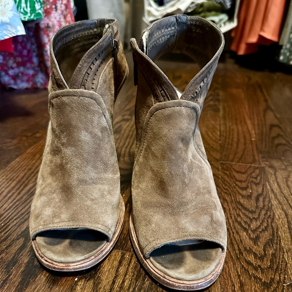 Vince Camuto Open-Toed Booties - image 2